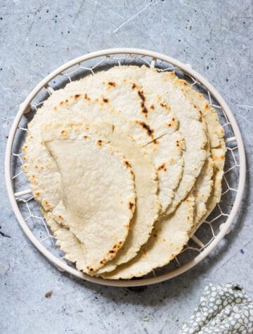 4 ingredient Corn tortillas