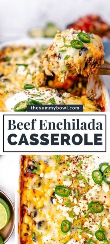 Beef Enchilada Casserole step by step