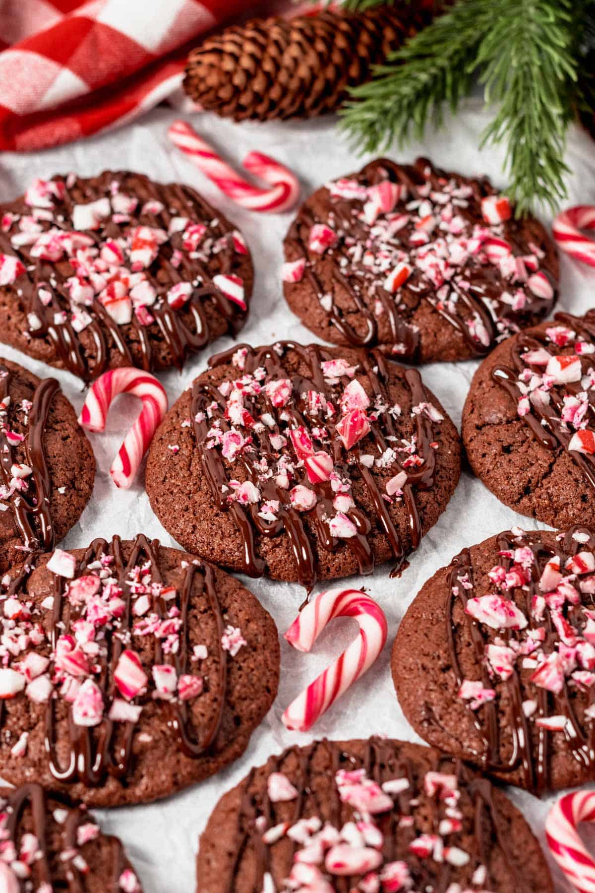 Gluten Free Chocolate Chip Cookies With Peppermint