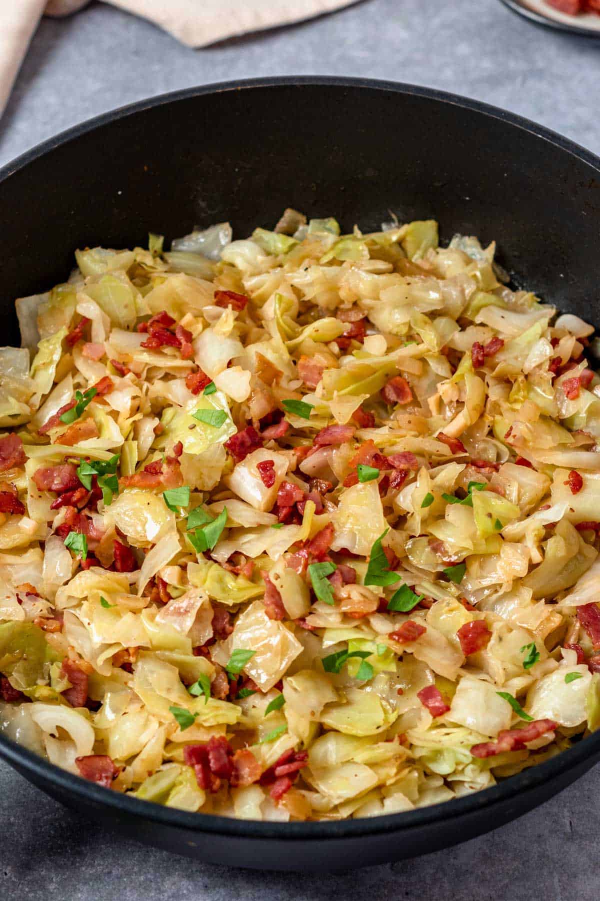 Fried Cabbage With Bacon
