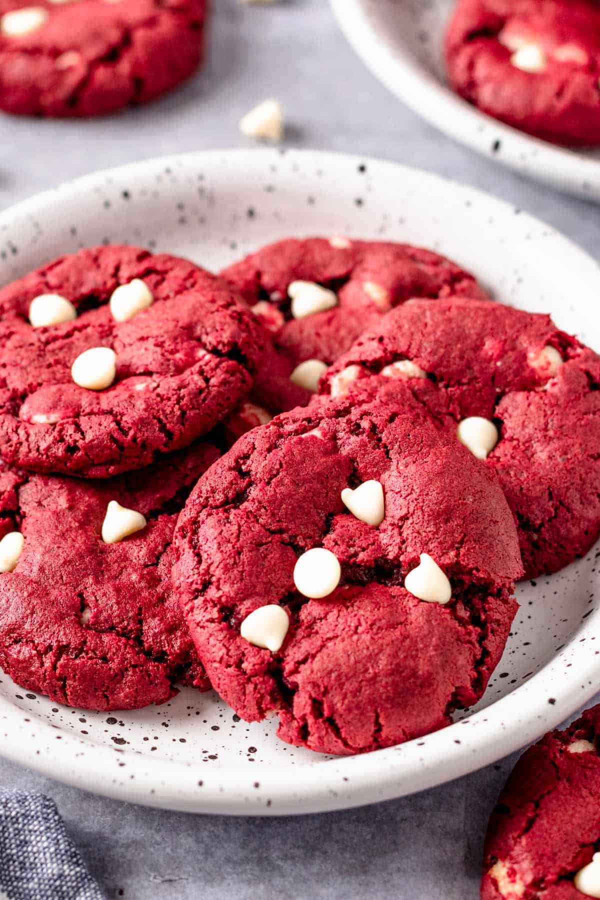 Gluten Free Red Velvet Cookie dough in air fryer