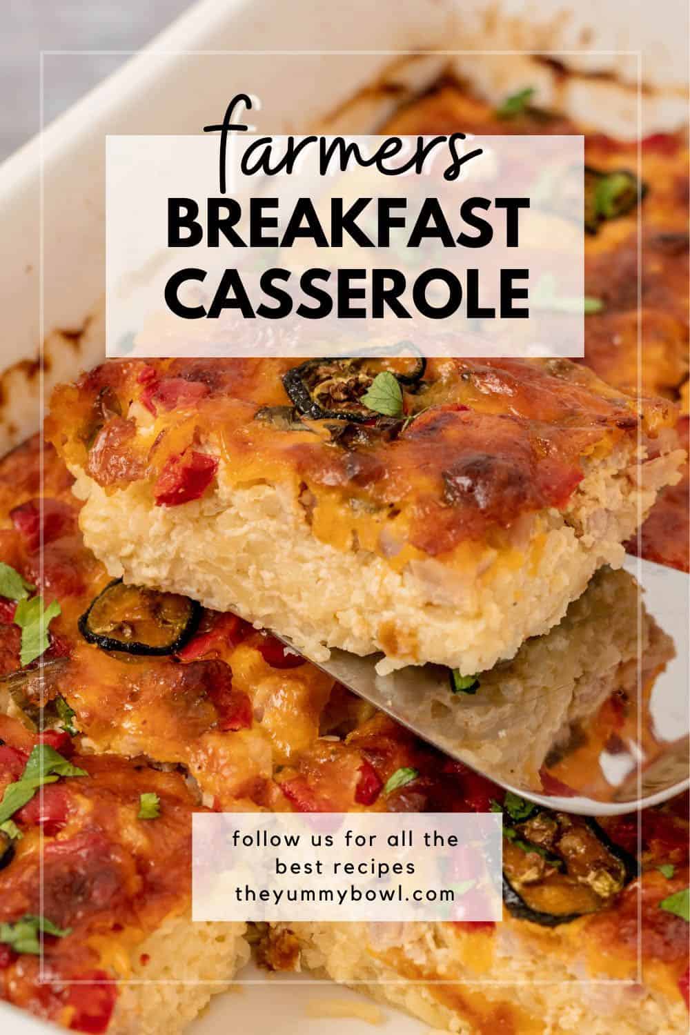 Gluten Free Hash Brown Breakfast Casserole (Farmer's Casserole) The