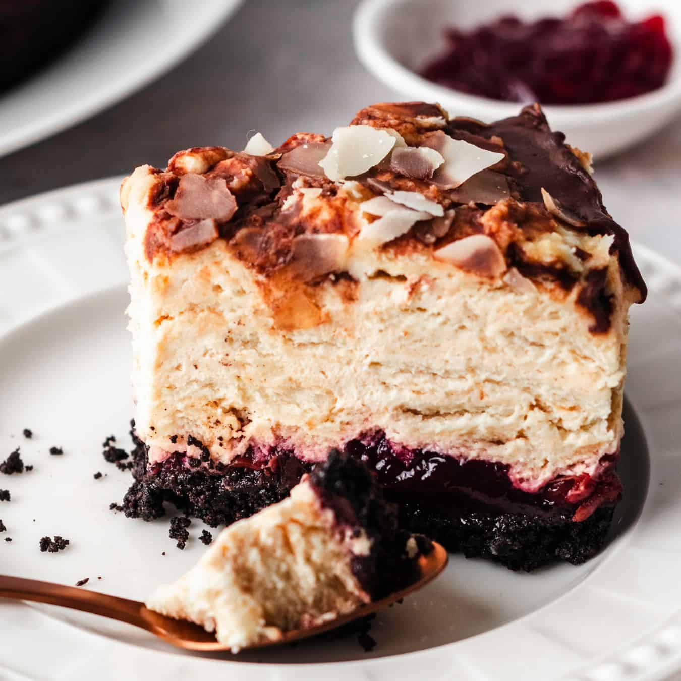 no bake sour cream cheesecake jam.