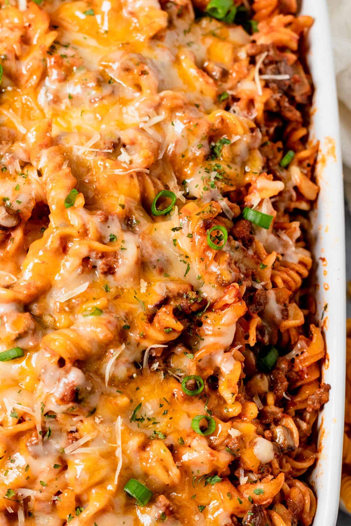 baked hamburger casserole with cheese