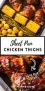 sheet pan chicken thighs
