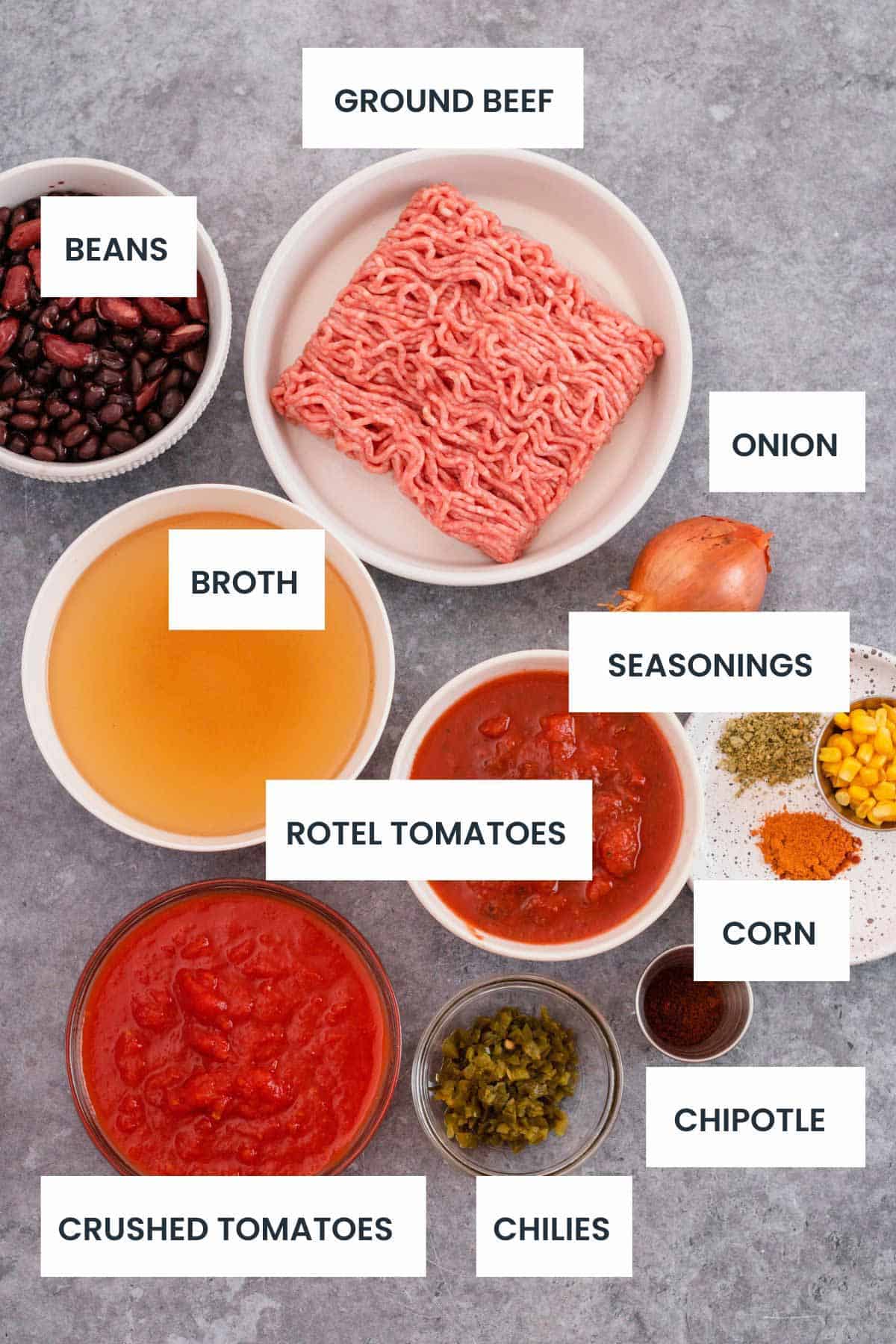 Paula Deen Taco Soup Ingredients