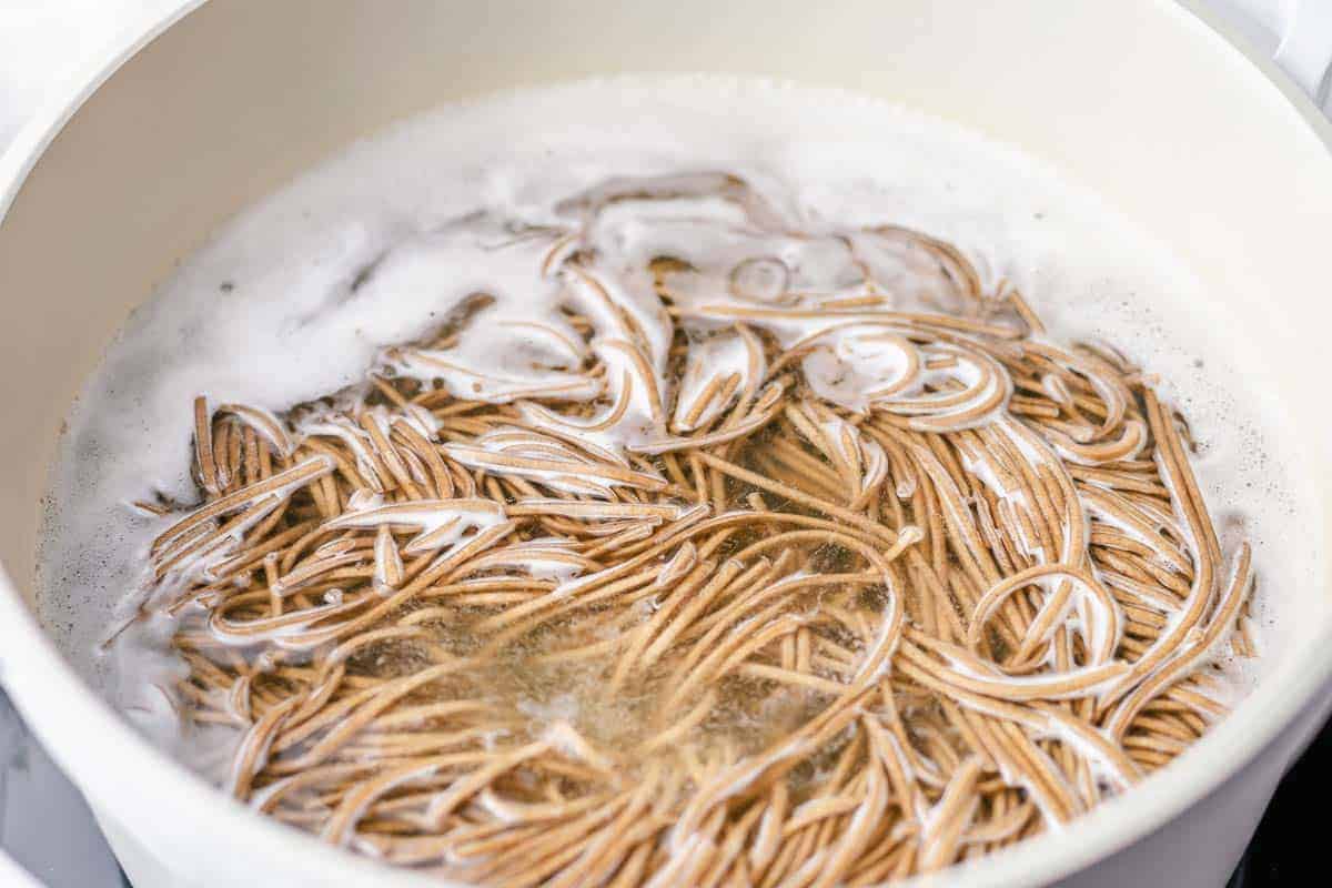 how to cook soba noodles in a pot