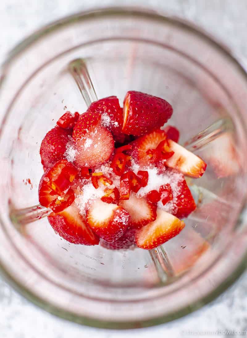 Strawberry Agua Fresca with Chili