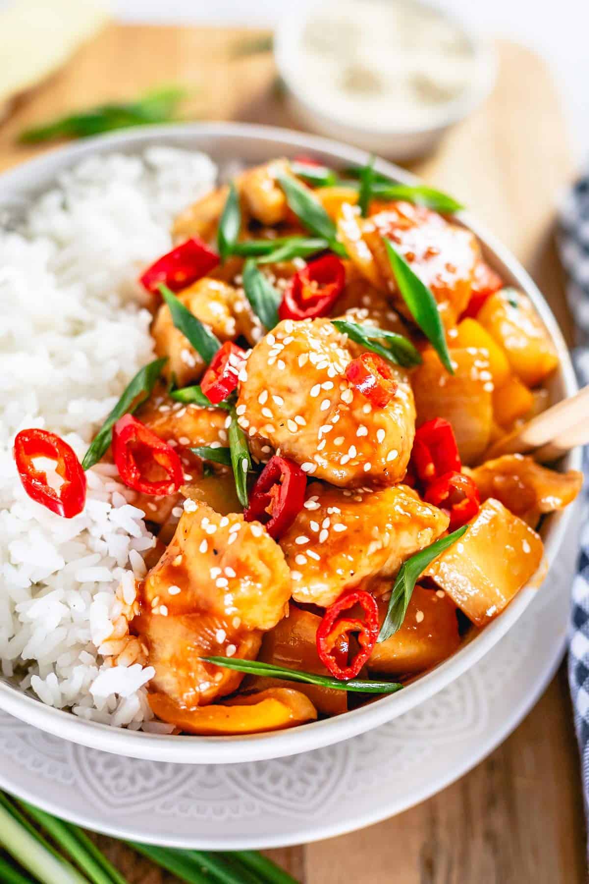 Easy Sweet And Sour Chicken Stir Fry - The Yummy Bowl