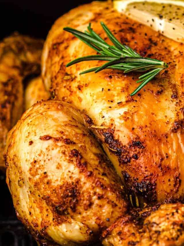 whole chicken in air fryer.