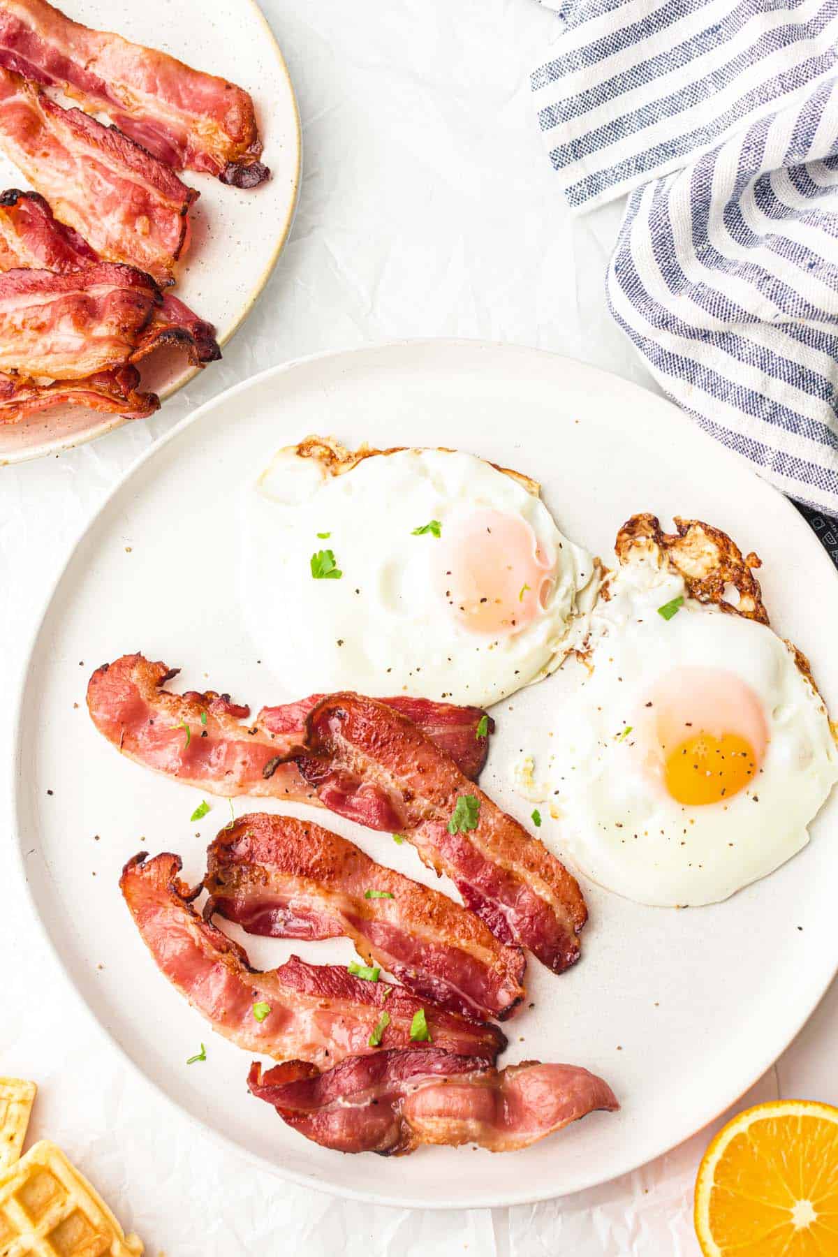 air fryer crispy bacon.