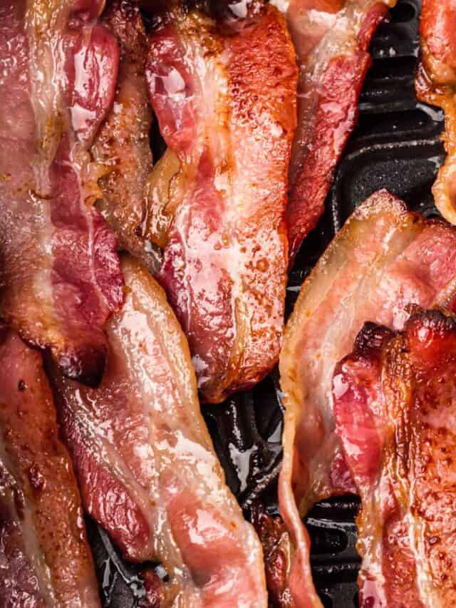 air fryer crispy bacon.