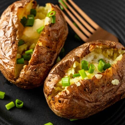 Air Fryer Baked Potato - The Yummy Bowl