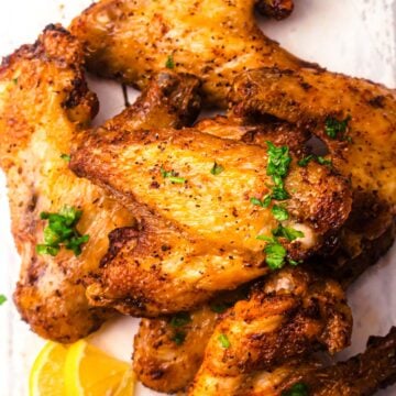 air fryer chicken wings.