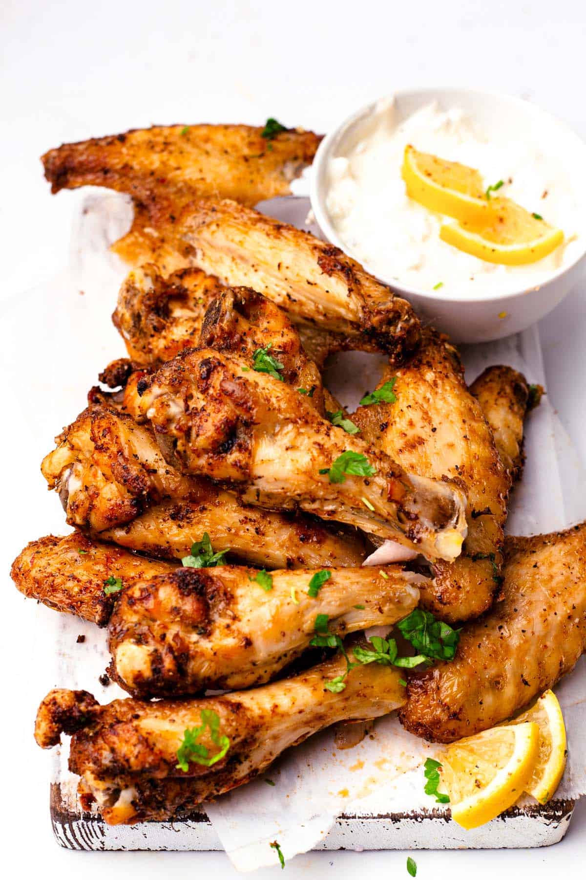 air fryer chicken wings.
