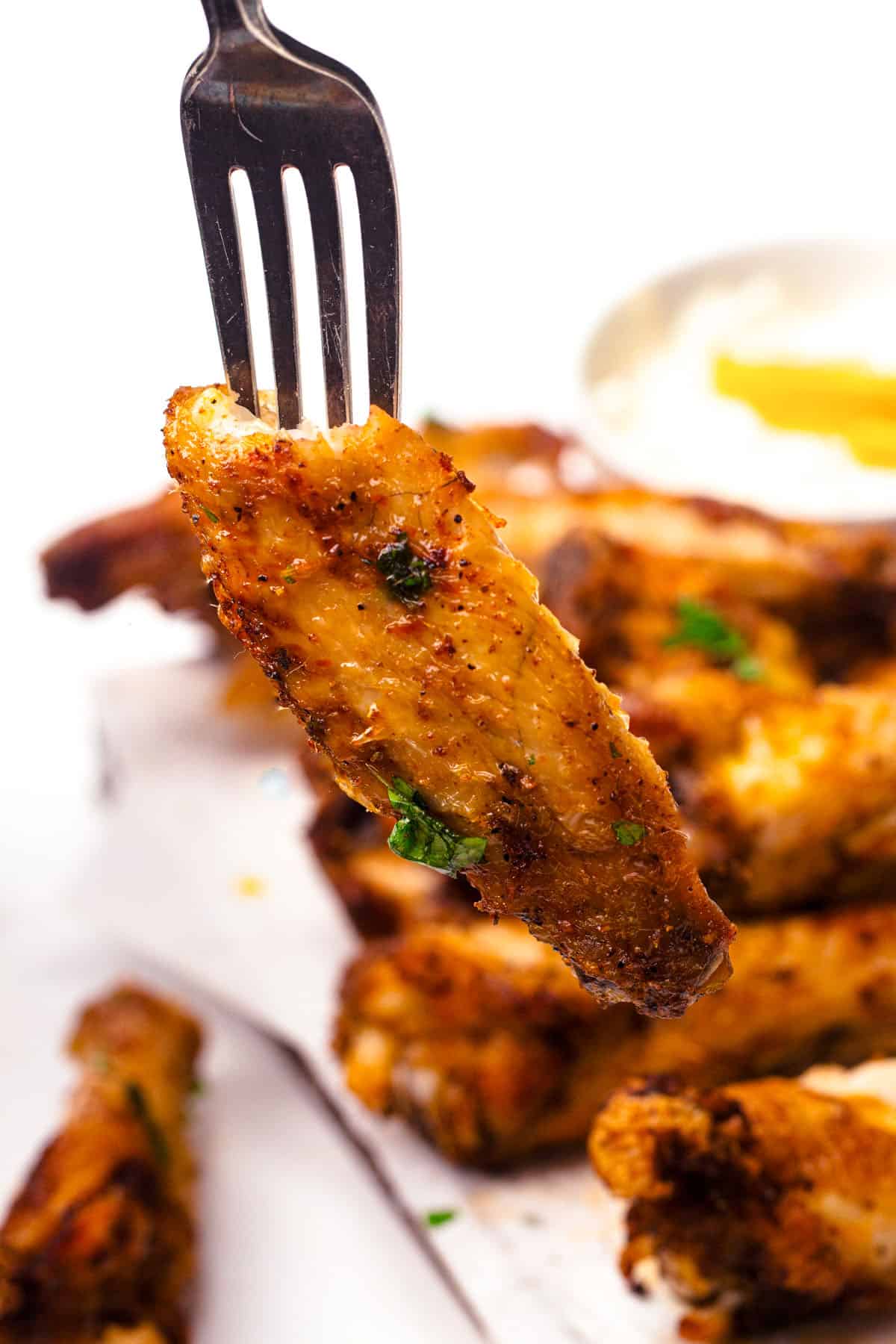 air fryer chicken wings.
