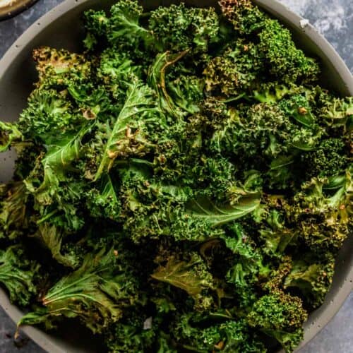 Air Fryer Kale Chips With Ranch Seasoning