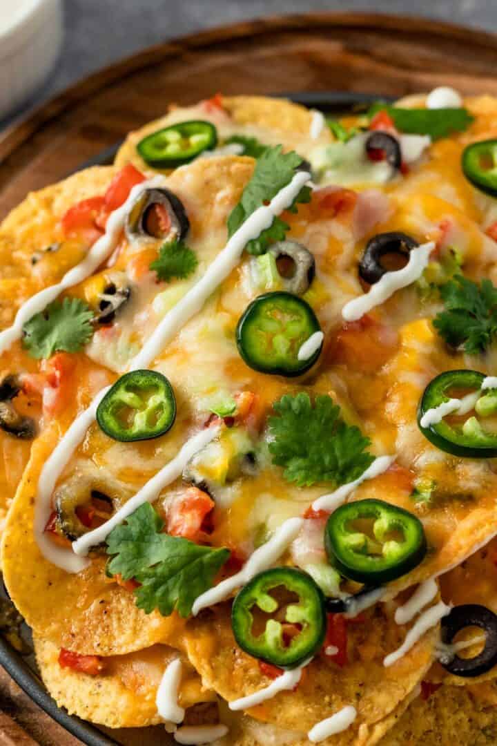The Best Loaded Air Fryer Nachos The Yummy Bowl