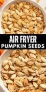 air fryer pumpkin seeds.