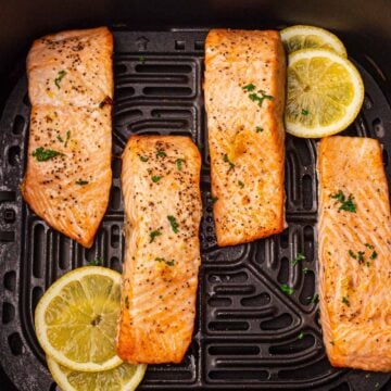 Air fryer salmon.