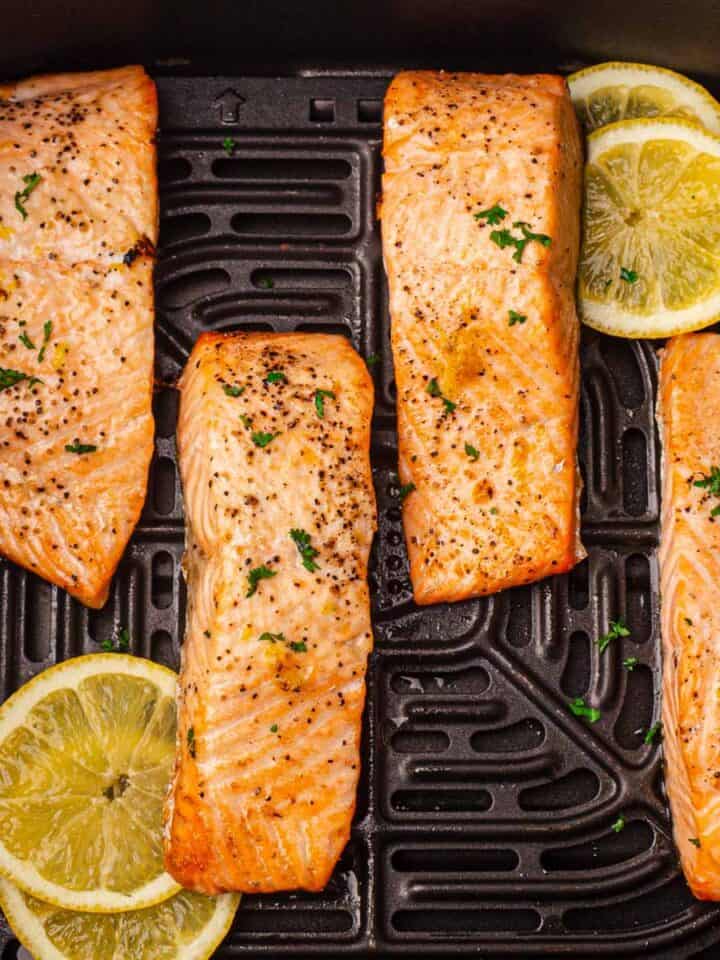 Air fryer salmon.