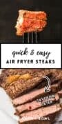 AIR FRYER STEAKS.