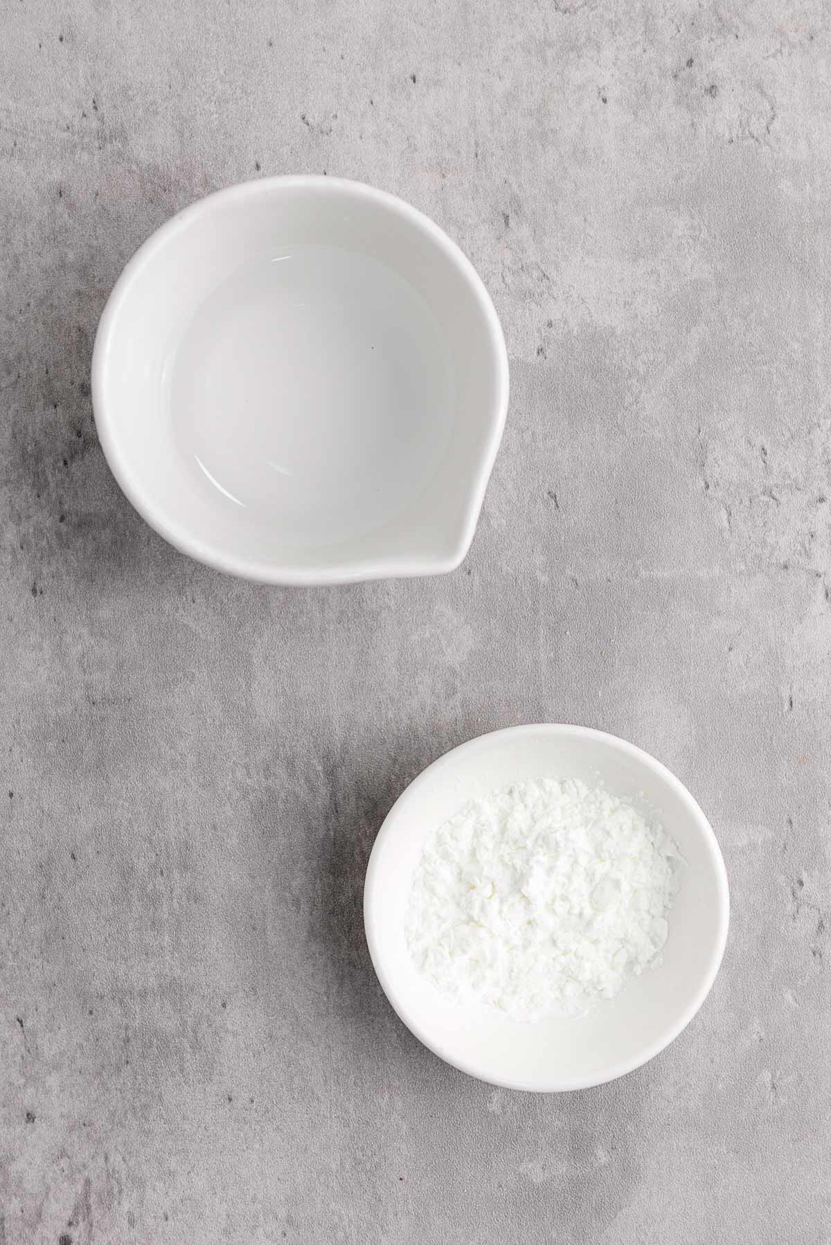 cornstarch slurry.