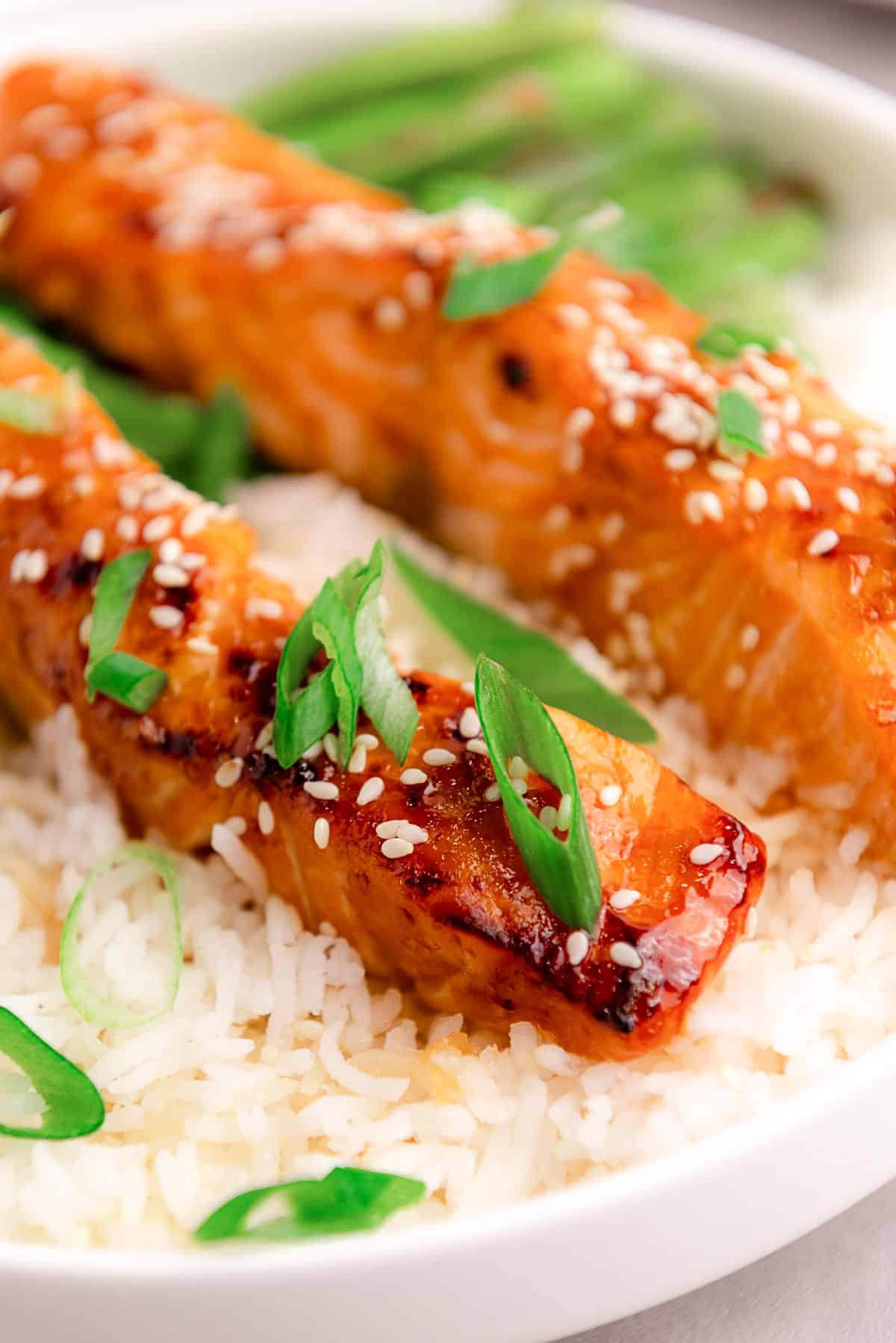 air fryer teriyaki salmon.