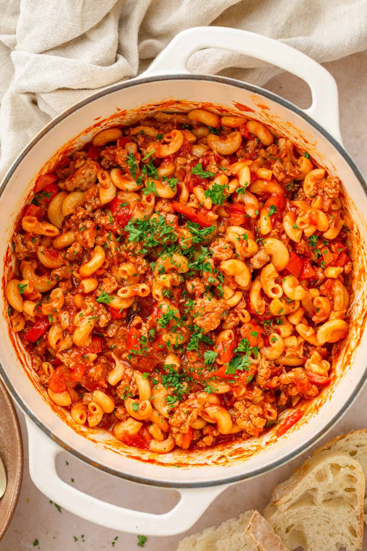 American Goulash One-Pot dinner.