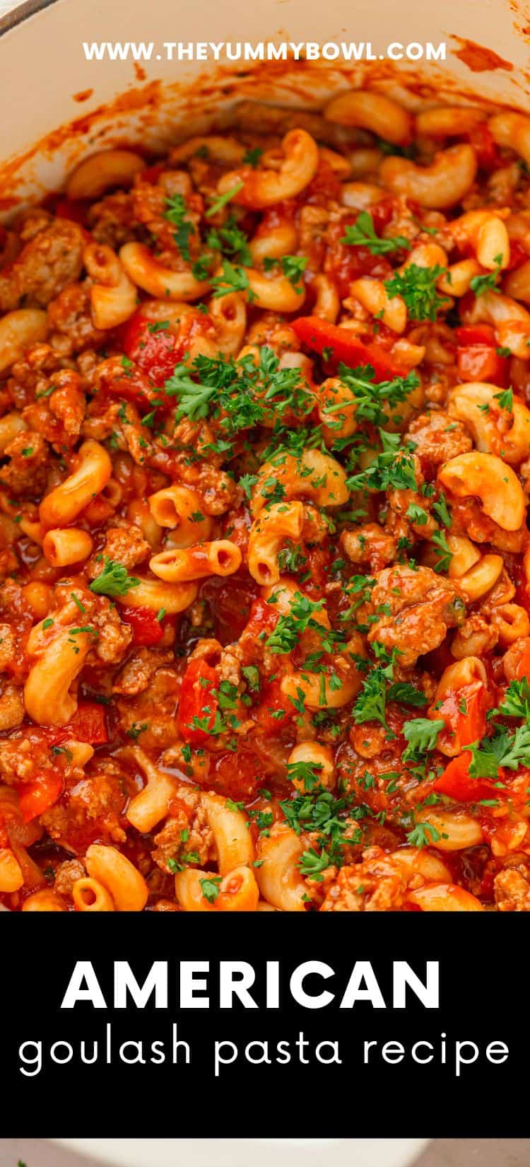 American Goulash One-Pot dinner.