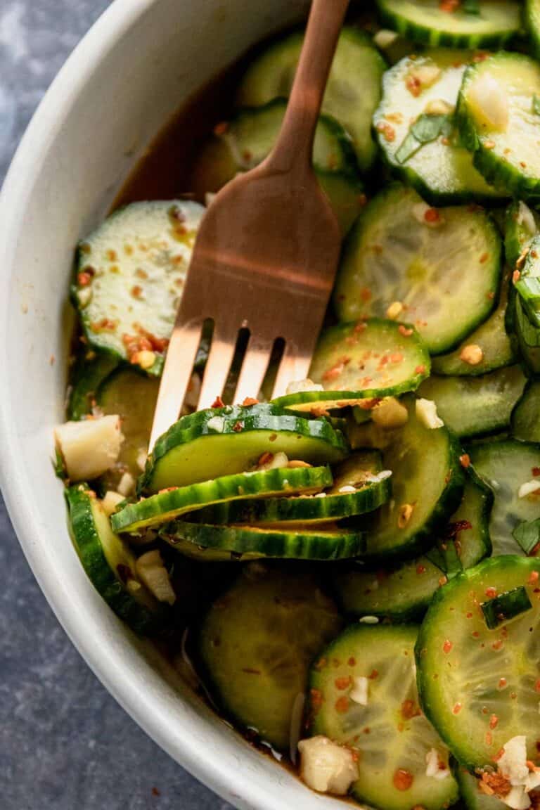 Easy Asian Cucumber Salad