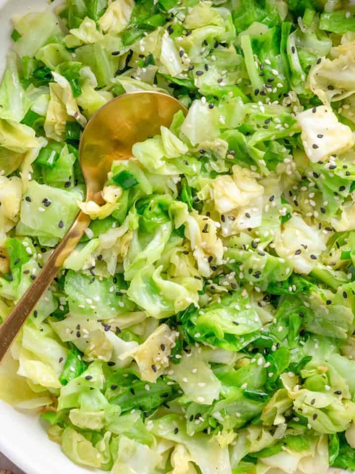asian cabbage stir fry