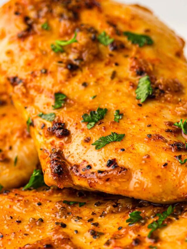 Easy lemon chicken sheet pan dinner.