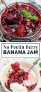 Berry Banana Jam (without pectin)