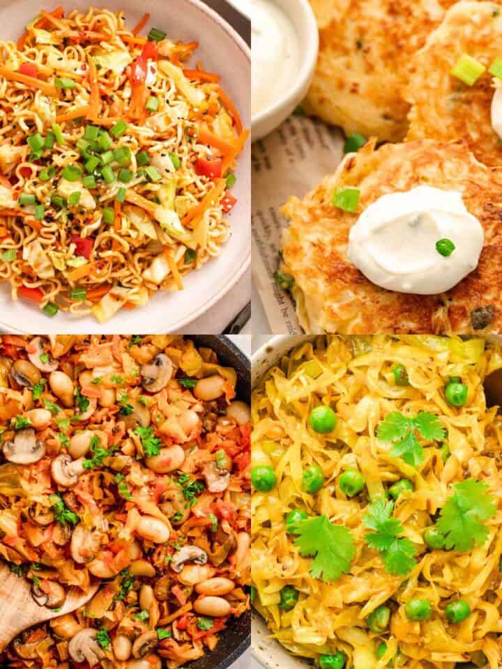 best cabbage recipes with green and red cabbage.