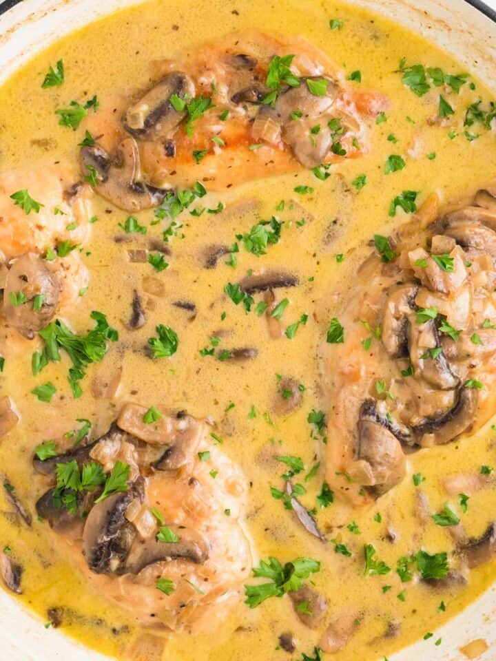 Best chicken marsala skillet.