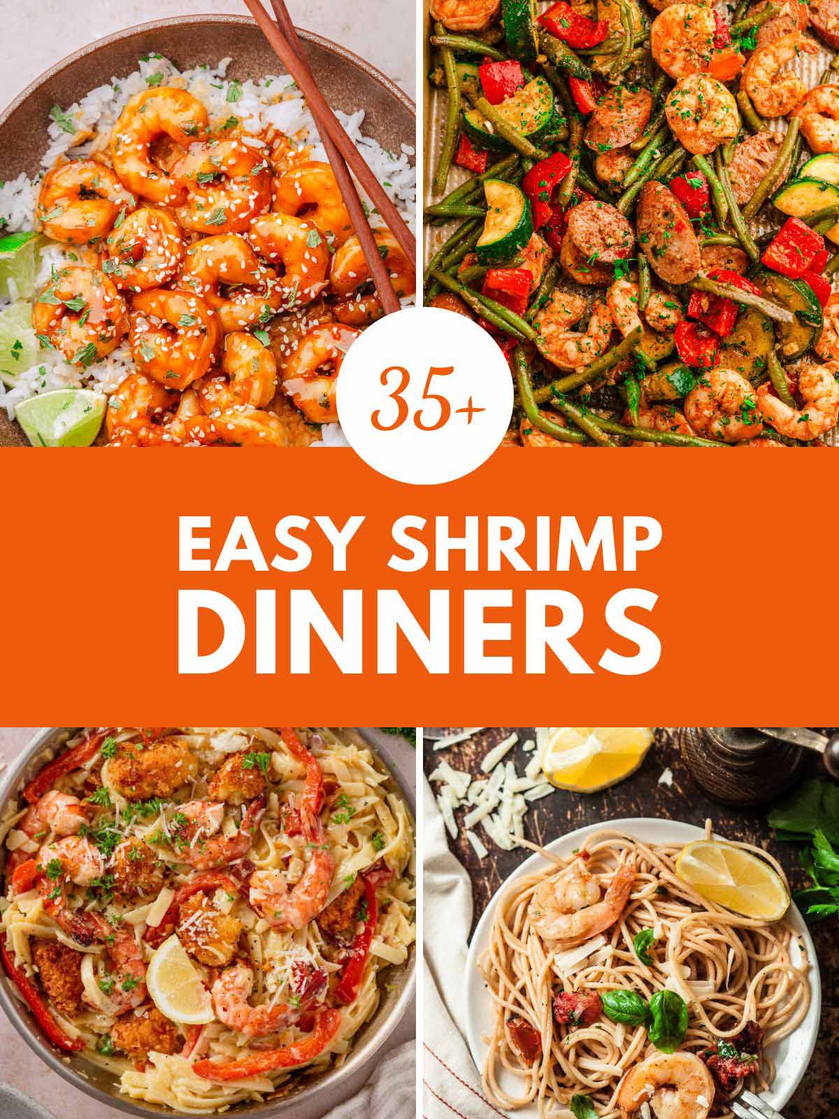 Best shrimp dinner recipes with fresh or frozen shrimp.