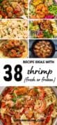 Best shrimp dinner recipes with fresh or frozen shrimp.