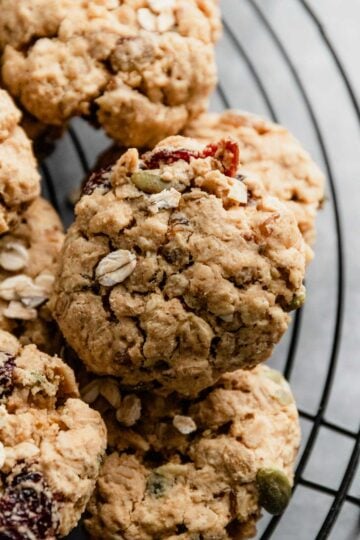 No Sugar Added Healthy Breakfast Cookies With Dried Fruit and Nuts ...