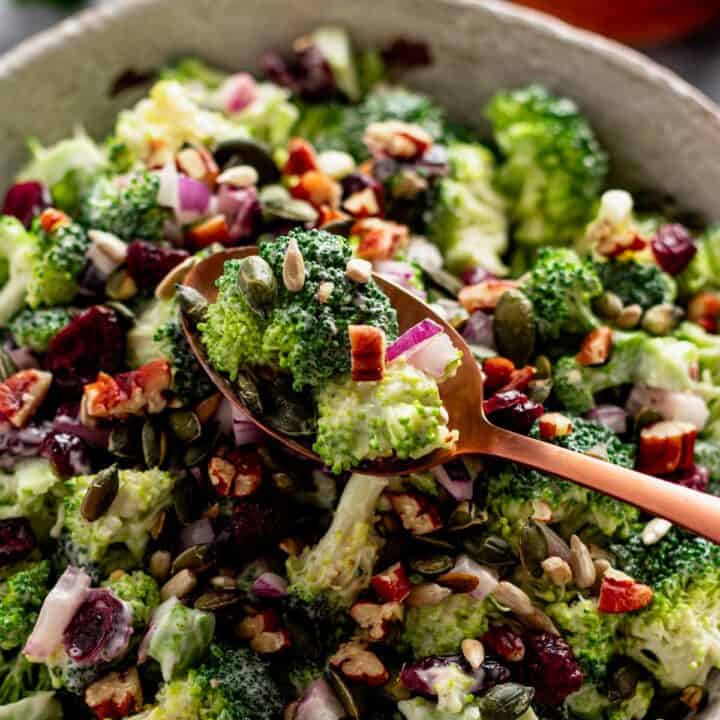 broccoli salad without bacon.