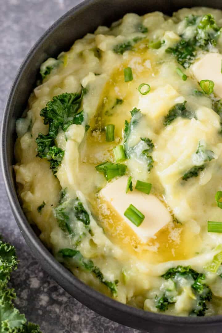 Cabbage and Potatoes (Colcannon-Irish Mashed Potatoes) - The Yummy Bowl