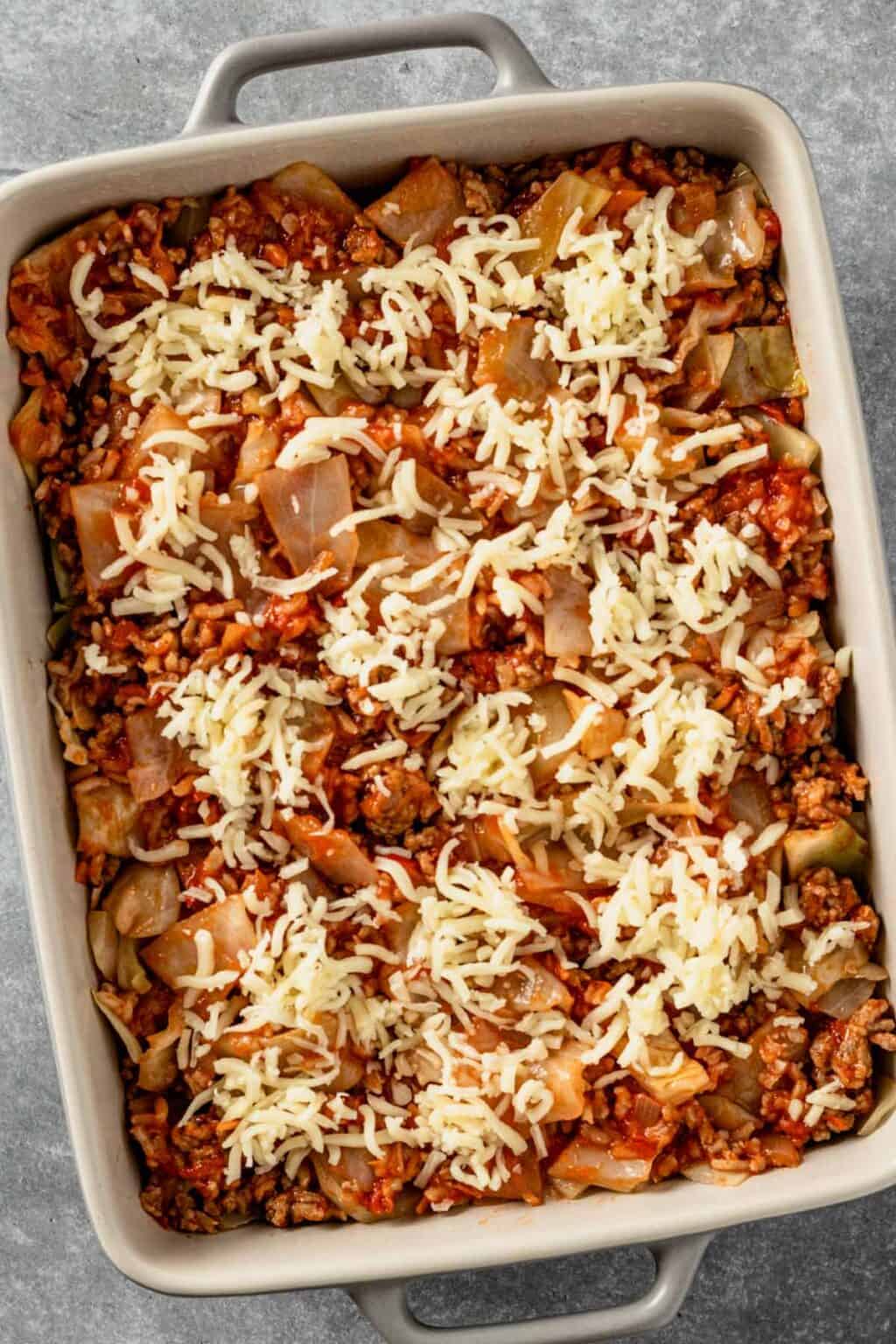 Lazy Cabbage Roll Casserole With Ground Beef The Yummy Bowl