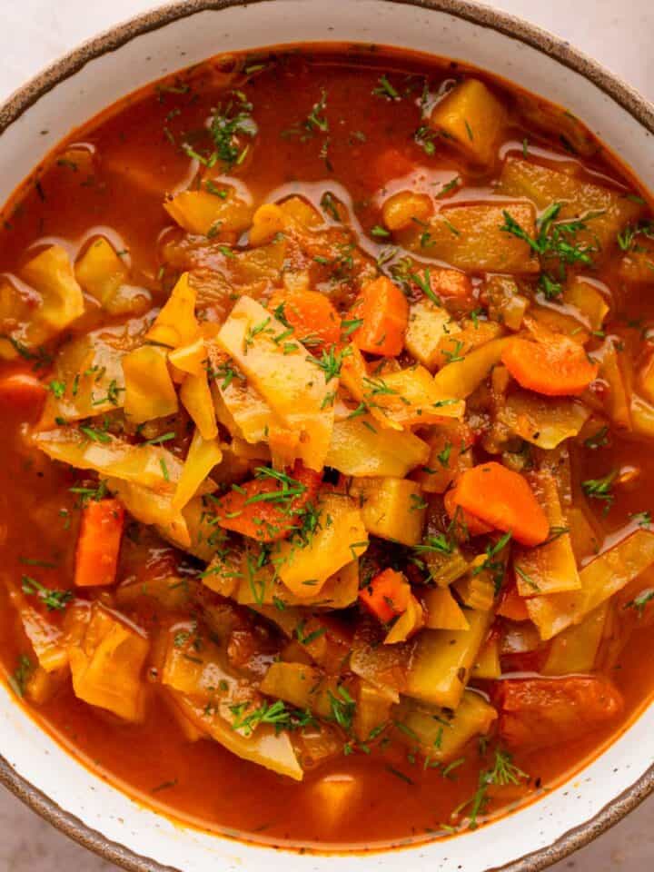 diet cabbage soup.