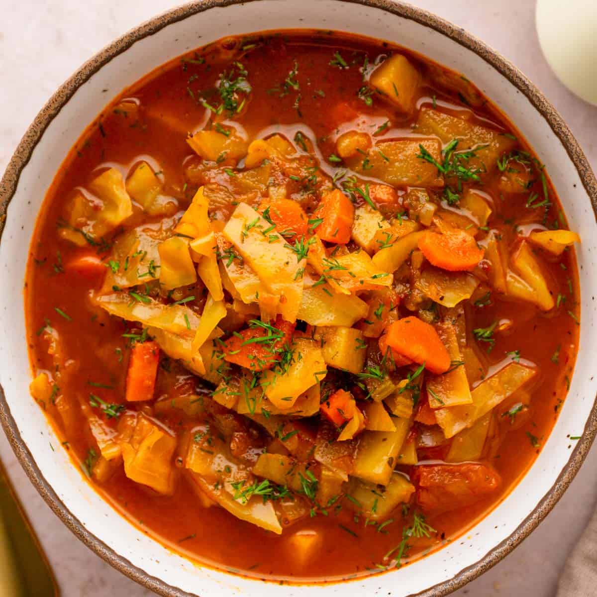 diet cabbage soup.
