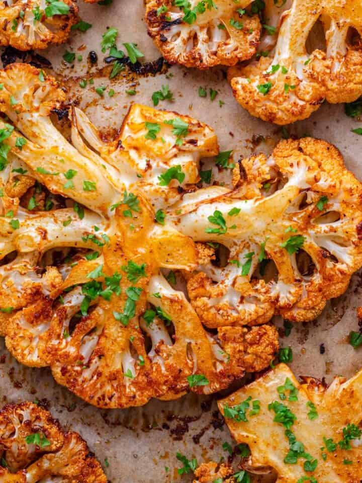 Roasted Cauliflower Steaks.