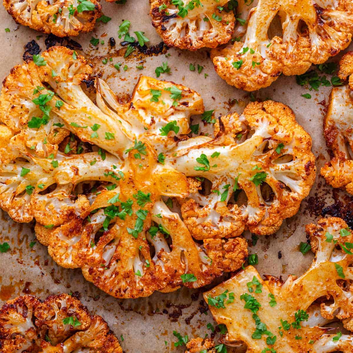 Roasted Cauliflower Steaks.