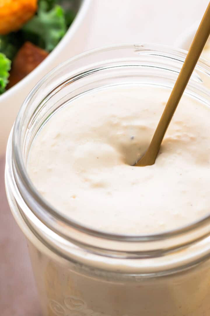 Light Caesar Salad Dressing.