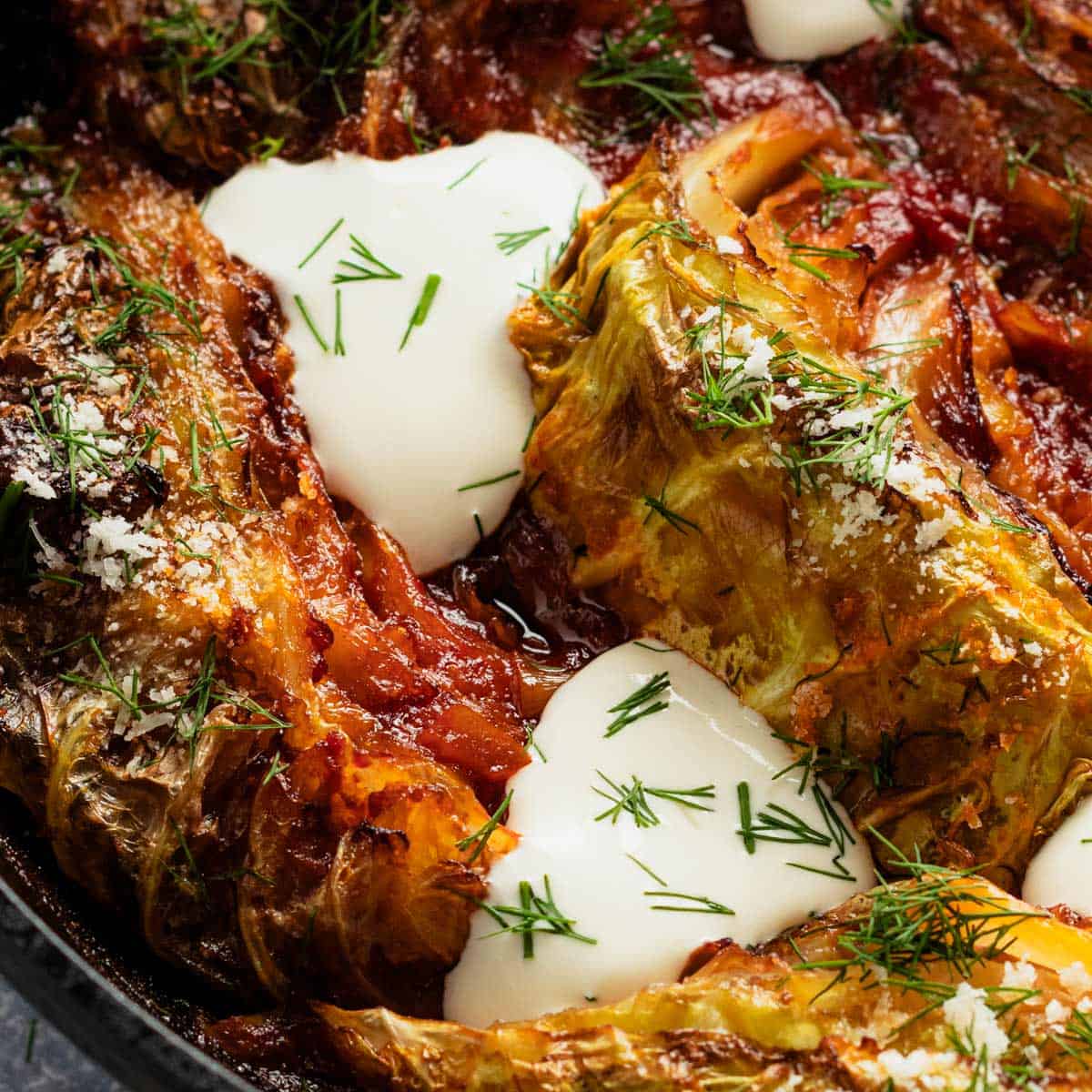 Ridiculously Easy and Delicious Caramelized Cabbage