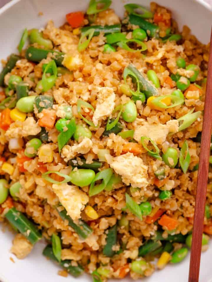 cauliflower fried rice.