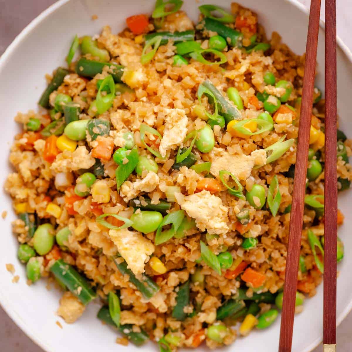 cauliflower fried rice.